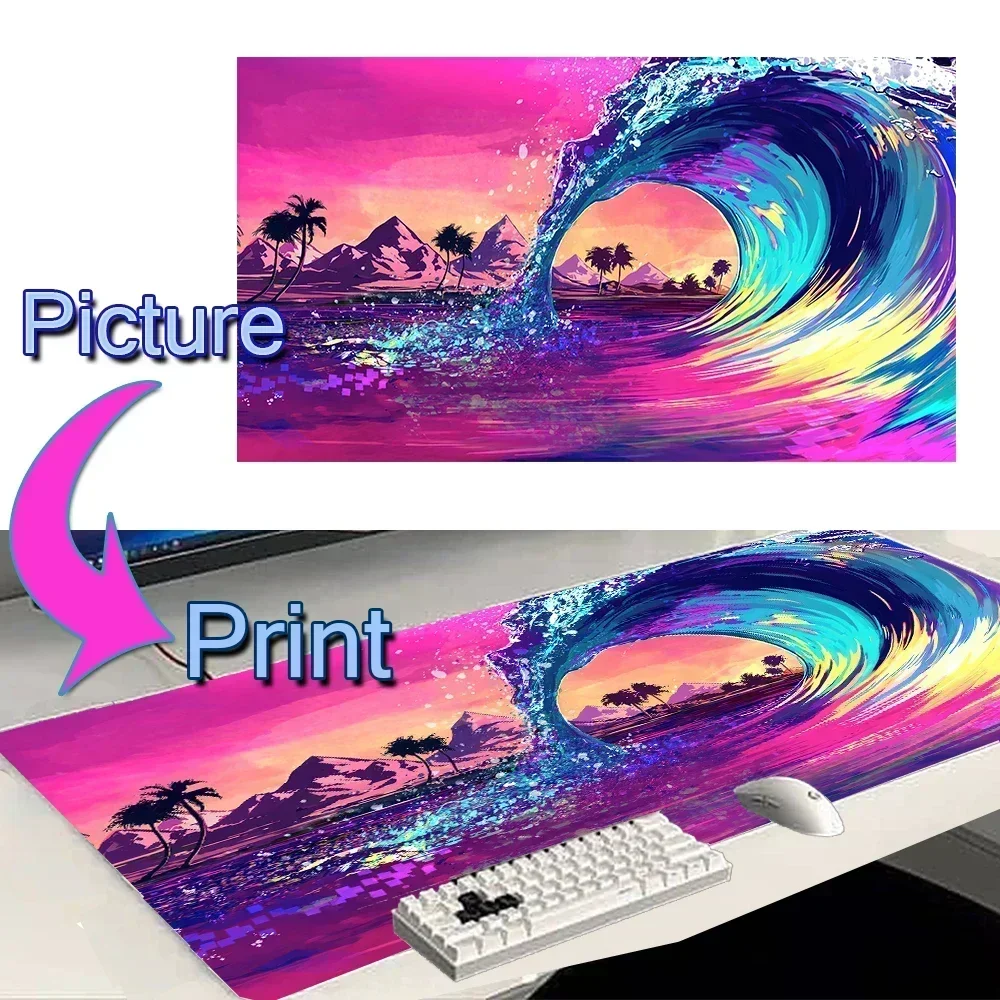 Create Your Own Personalized Mousepad Print Custom Mouse Pad Company Playmat Deskmat 1200x600 Customizable Keyboard Computer Mat