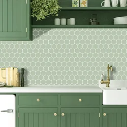 10 sheets Hexagon Strong Adhesive Wall Tile Stickers Self-adhesive Waterproof Vinyl Wallpaper For Kitchen Bathroom Backsplash