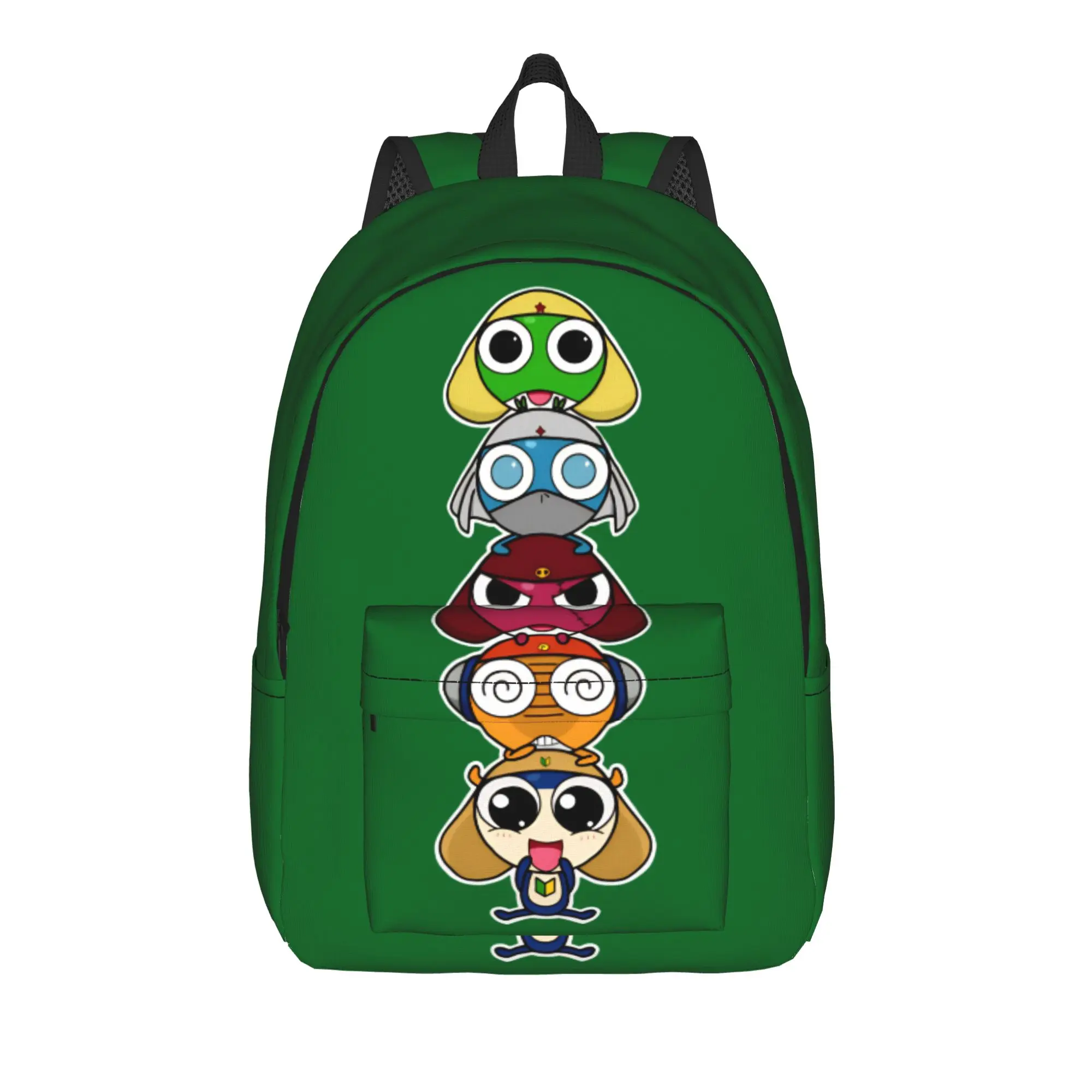 Leap Frogs In Space!! Sgt Frog Keroros Fashion Backpack Sports Student Hiking Travel  Daypack for Men Women Laptop Canvas Bags