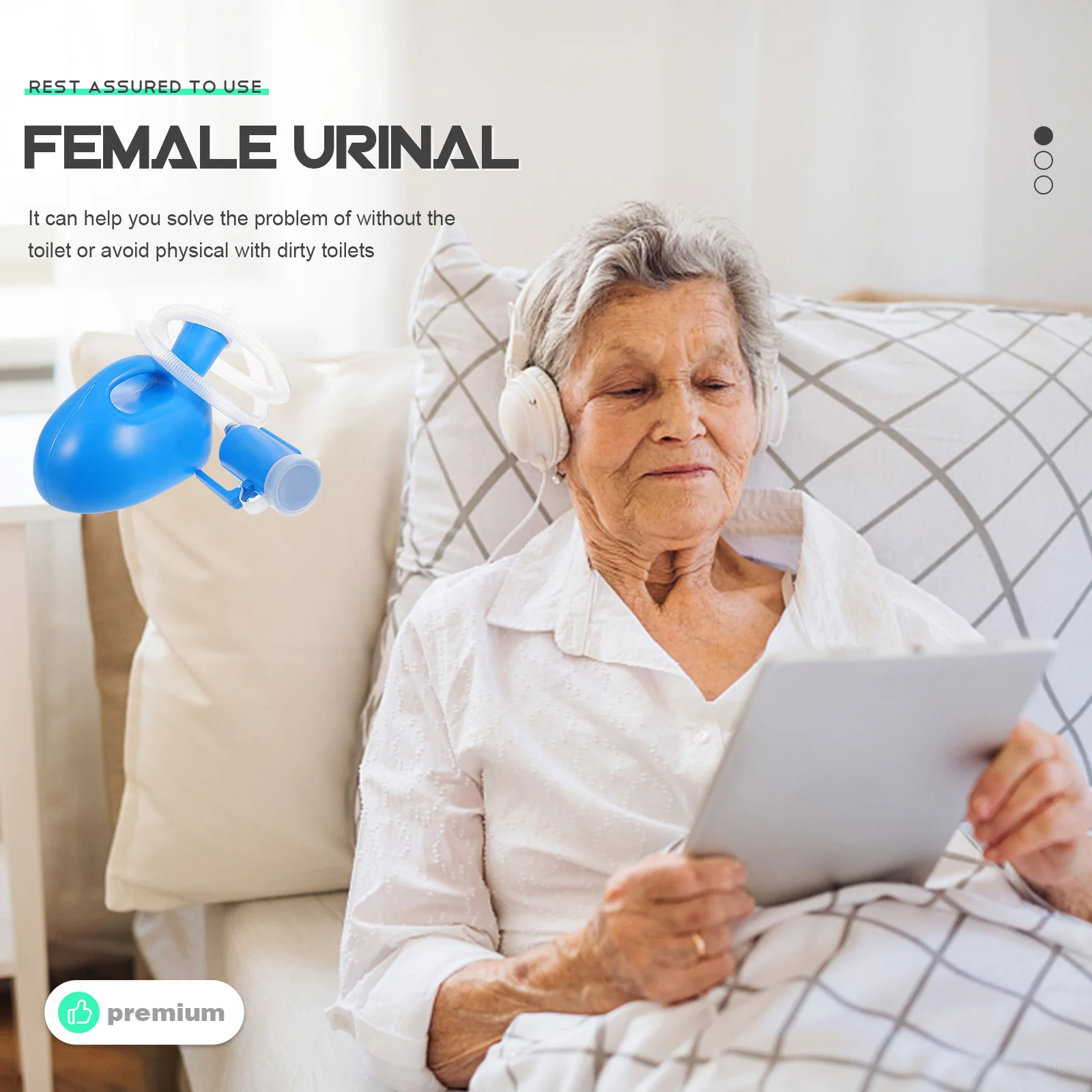 

1 set 1 Set Portable Female Urinal For Women Spill Proof Urine Bottle Car Toilet Elderly Outdoor Reusable Pee Container