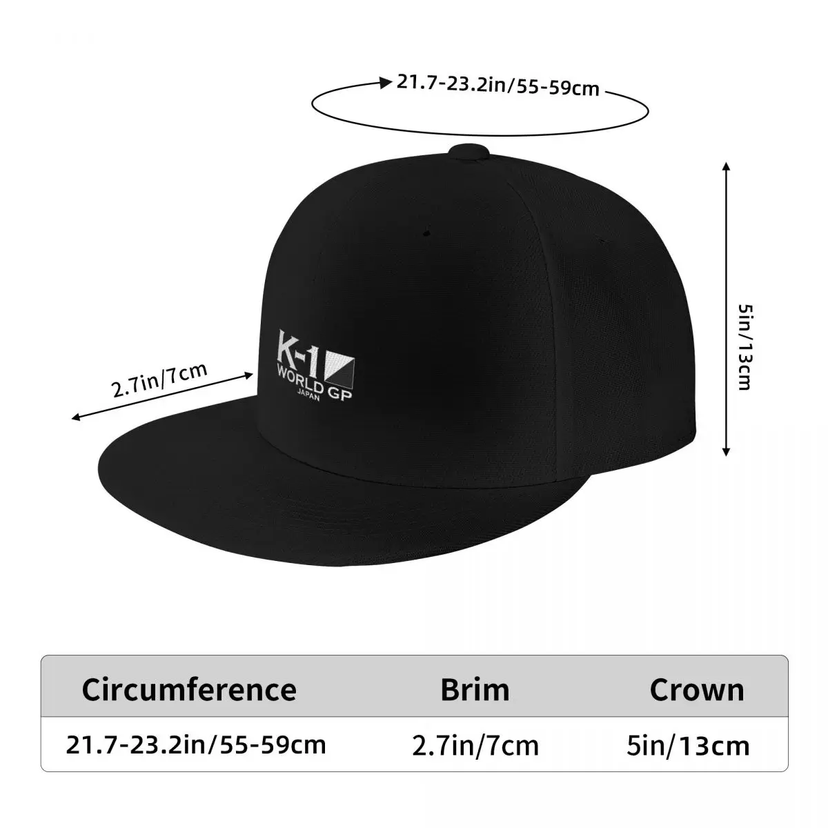 K-1 Kickboxing World GP Classic Gorra de béisbol para hombre y mujer, gorra táctica militar, protector solar, novedad