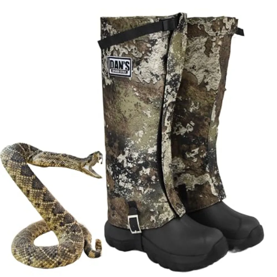 

DAN'S Hunting Gear LLC High-Performance Snake Protector Briarproof Waterproof Gaiters Nylon USA-Made Rugged Protection for Hiki