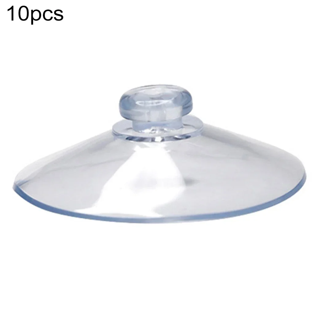 10pc PVC Hooks Suction Cup Clear Hooks Kitchen Rubber Suckers Suction Cups Hanger Bathroom Transparent Plastic 20mm 25mm 40mm