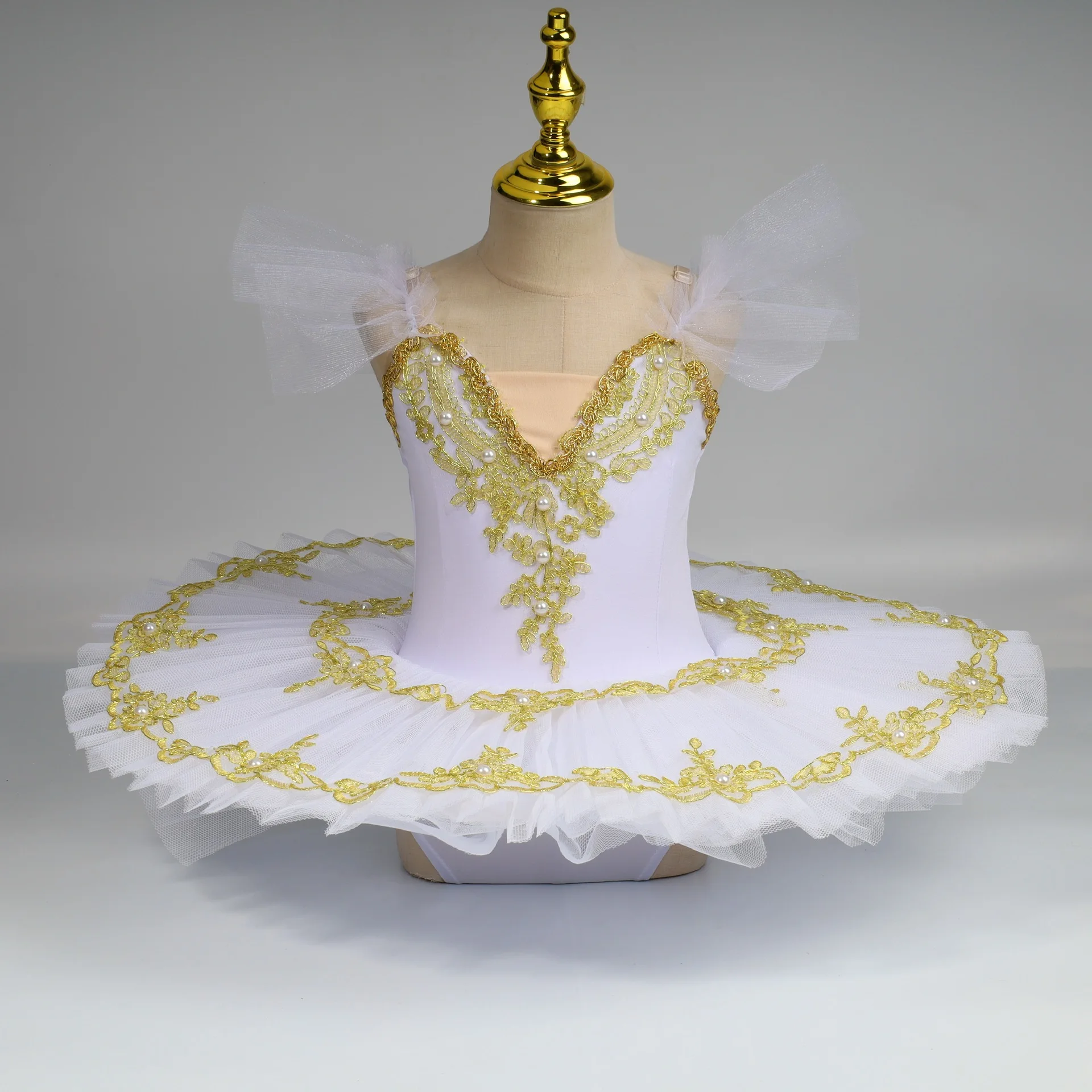 

Girls' tutu suspender gauze skirt Children's tutu performance clothes Children's cygnet dance clothes Summer new models