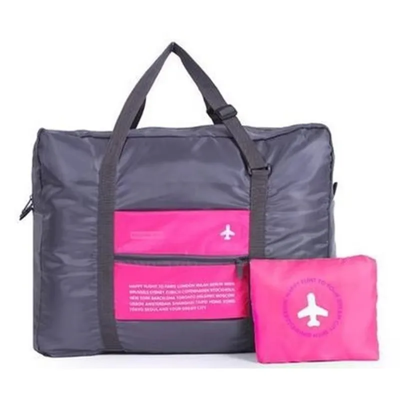 

Fashionable Oxford Cloth Travel Bags Large Capacity Folding Waterproof Travel Bag Handbag Trolley Travel Stereo Storage Bag