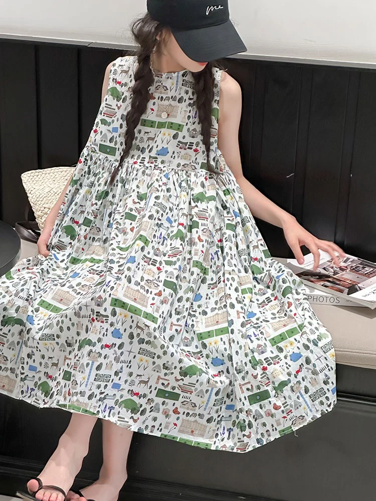 gonna-estiva-floreale-per-bambine-stile-coreano-a-pois-in-cotone-per-uso-quotidiano-eta-3-4-anni