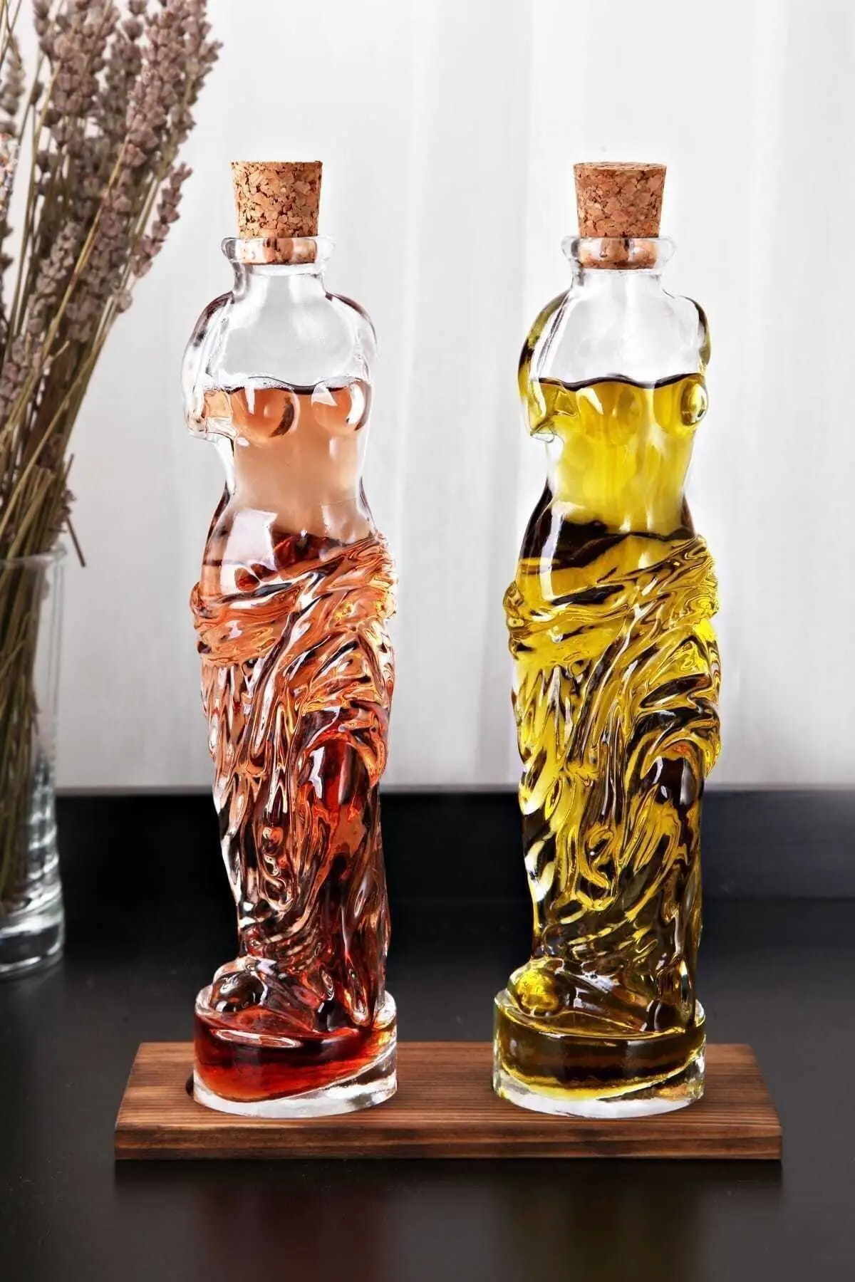 Oil Bottle Female Body Dual Venus Set 700 ml Elegant Special Design Creative Kitchen Utensils