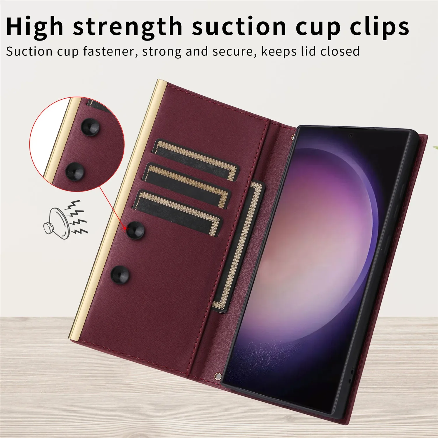 Flip Phone Case Protect Cover For Samsung Galaxy S9 S10E S20 S21 FE S22 Plus S23 S24 Ultra Magnetic Stand Leather Wallet Cover