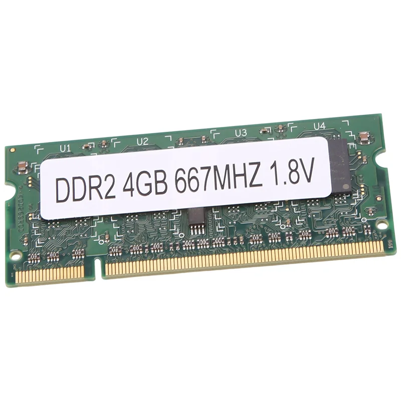 Imagem -03 - Memória Ram Ddr2 4gb 667mhz Pc2 5300 Sodimm 1.8v 200 Pinos para Laptop Intel Amd