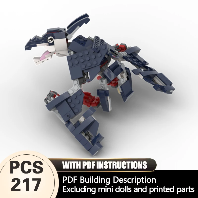 Creators Animal Series Model MOC Building Bricks Flying Monster Modular Technology Gifts Holiday Assemble Children Toys Suit