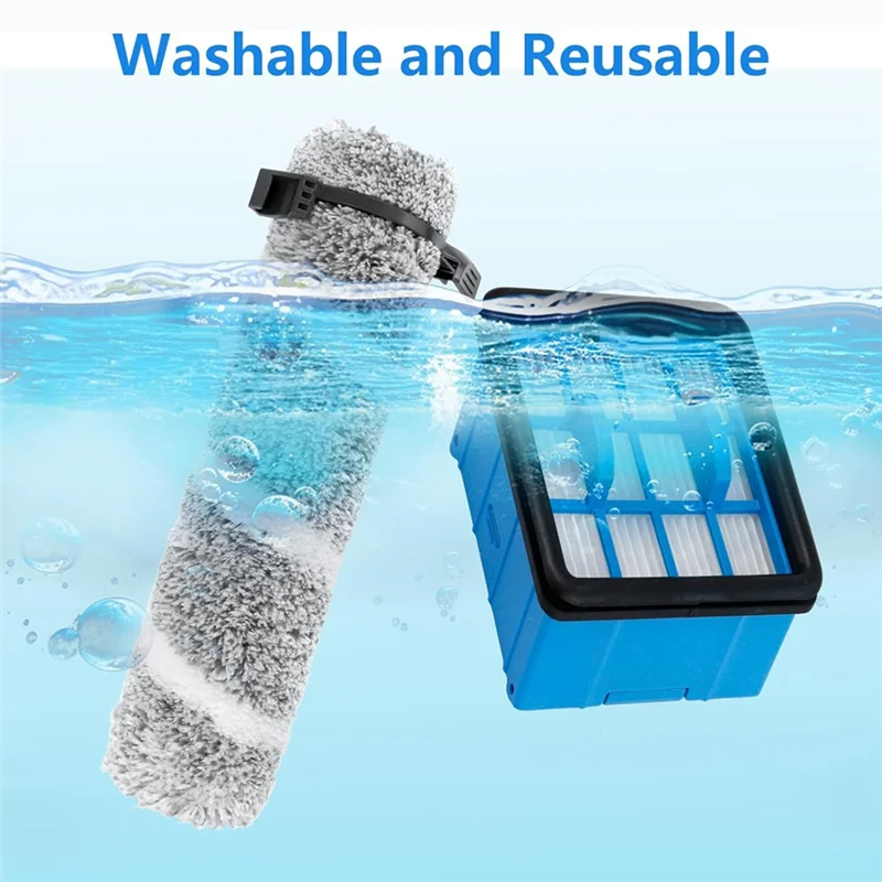 

WCS-Brush Roll And Filter Parts For BISSELL Crosswave Omniforce EDGE, 3930F/3933/V2/3999Z Wet & Dry Vacuum Cleaner