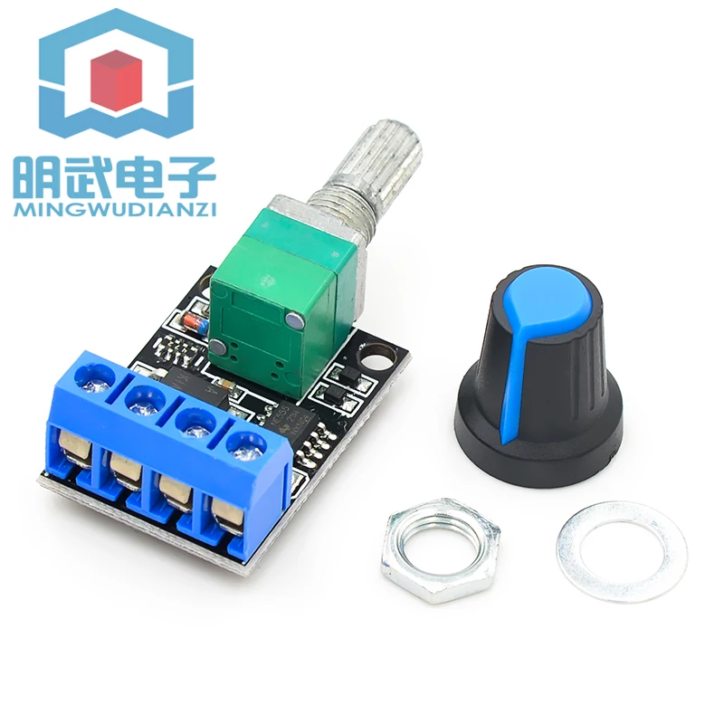 PWM DC Motor Governor 5V-16V12V Speed Control Switch 10A Switch Function LED Dimming Speed Control Module