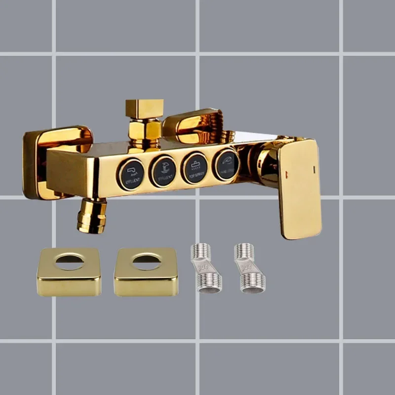 Смеситель для душа латунный, с термостатом