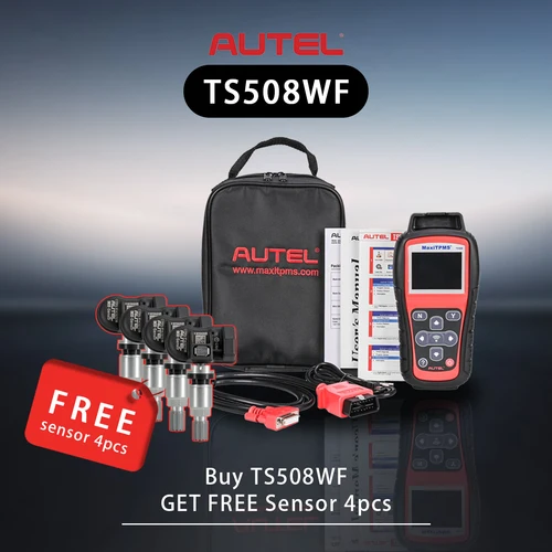 Imagen 2 del producto Herramienta de diagnóstico y servicio Autel MaxiTPMS TS508WF TPMS gratis 4 sensores MX (315/433 MHz)