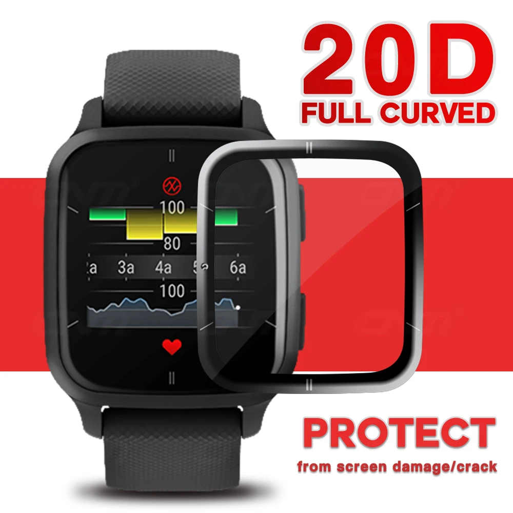 20D Full Screen Protector for Garmin Venu SQ 2 Explosion-proof Protective Film for Venu SQ 2 Smart watch Accessories Not glass