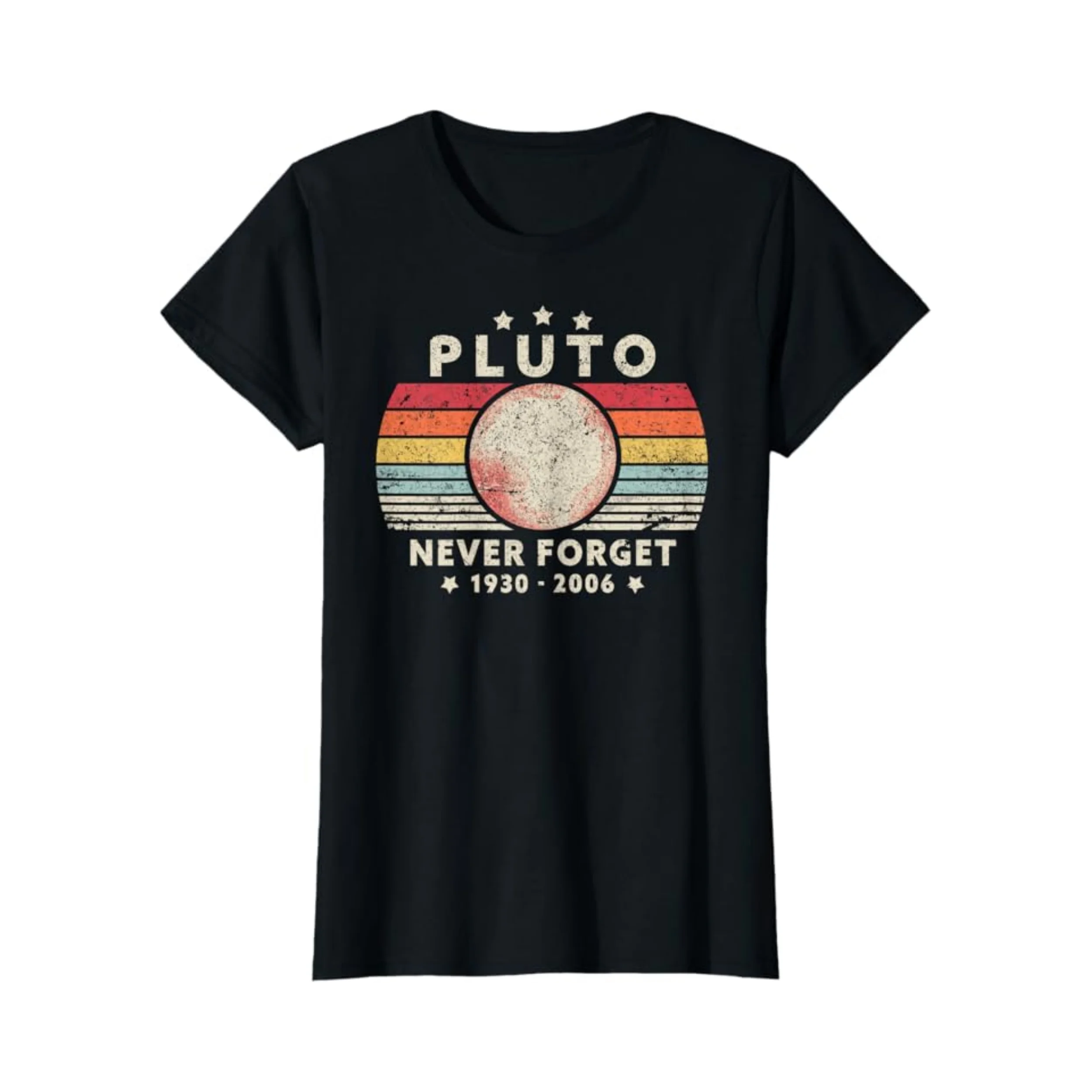 Никогда не забывайте о рубашке Pluto. Футболка женская с круглым вырезом, 100% хлопок, 01232