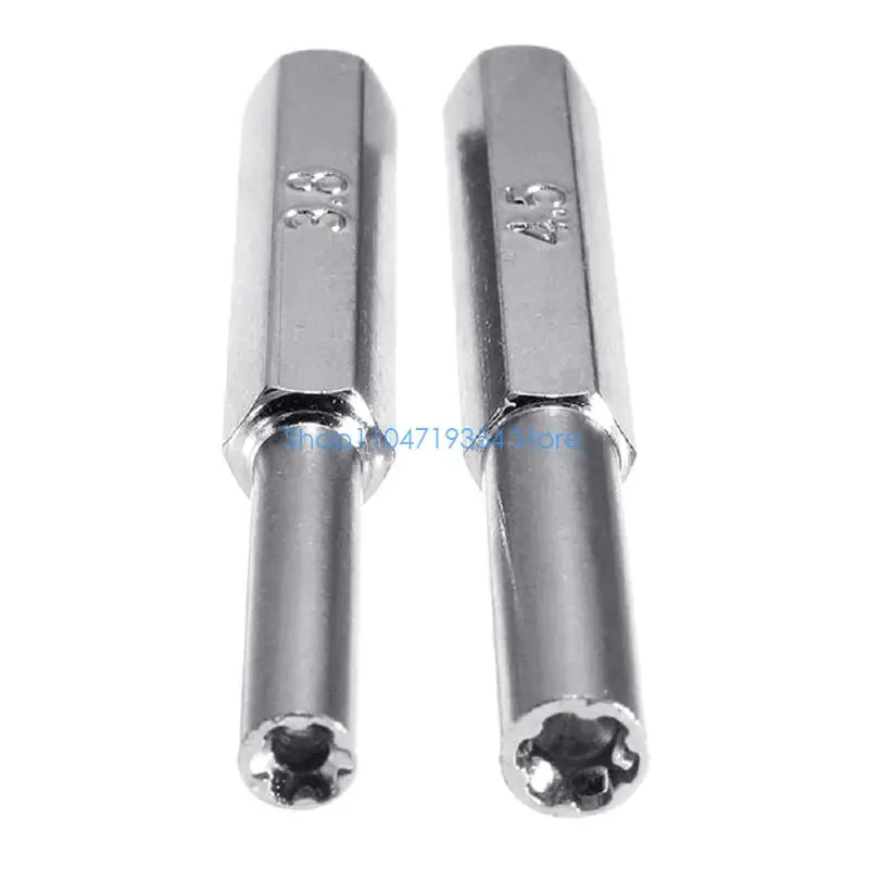 0XLD Security Screwdriver/Bit Steel 3.8mm & 4.5mm Screwdriver Security Game Bit 2pcs 