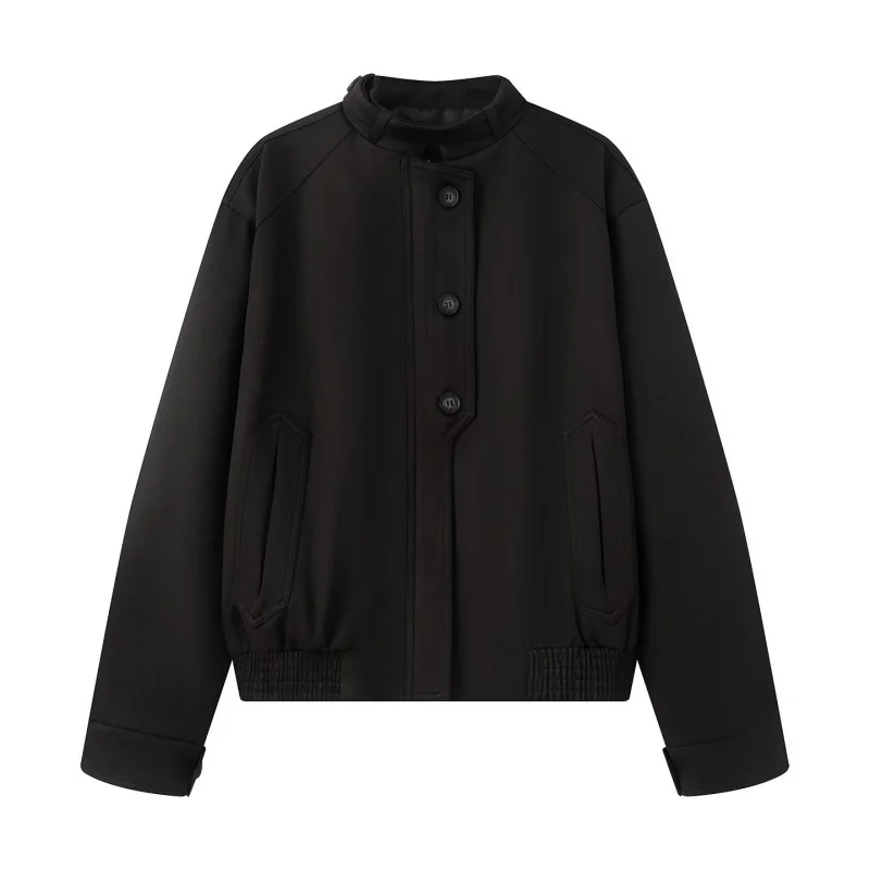 

Новое пальто на пуговицах в европейском и американском стиле женской одежды