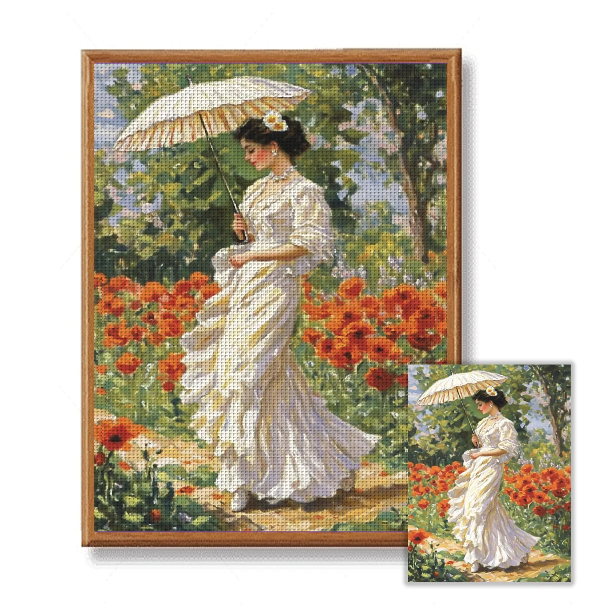 Kit de point de croix pré-impr - Embroidery Garden avis et prix