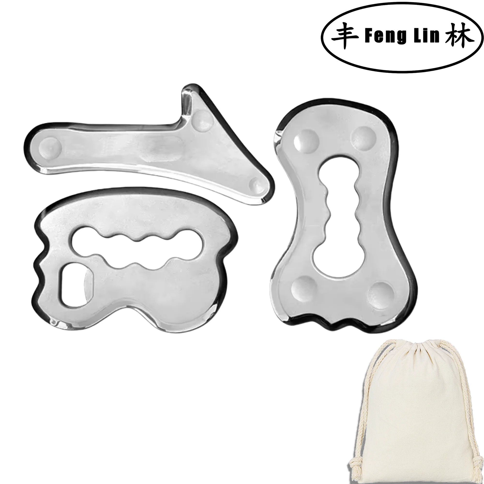 Heavy Duty Stainless Steel IASTM Soft Tissue Fitness Muscle Fascia Knife Tool GUA SHA Massage Body Physical Therapy Equipment