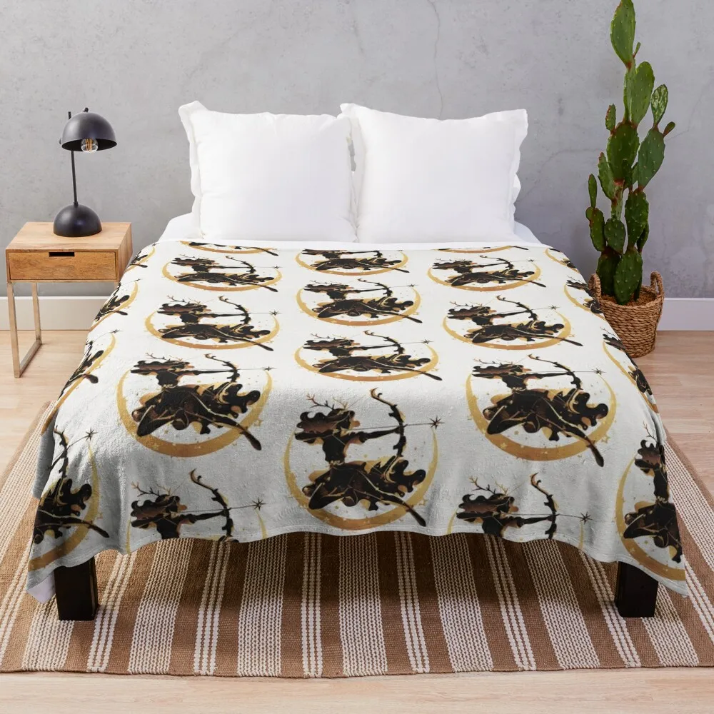 Sagittarius Archer Throw Blanket Luxury Thicken Summer Beddings christmas decoration Soft Plaid Blankets