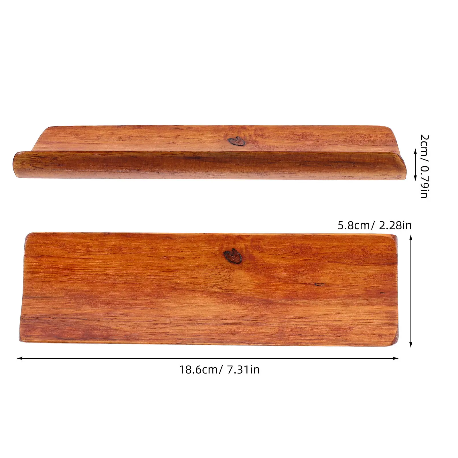 4Pcs Wooden Napkin Holder Serving Trays Rectangular Multi-Purpose Sushi Plate Towel Tray Wood Utensil Rest Kitchen Table view 3