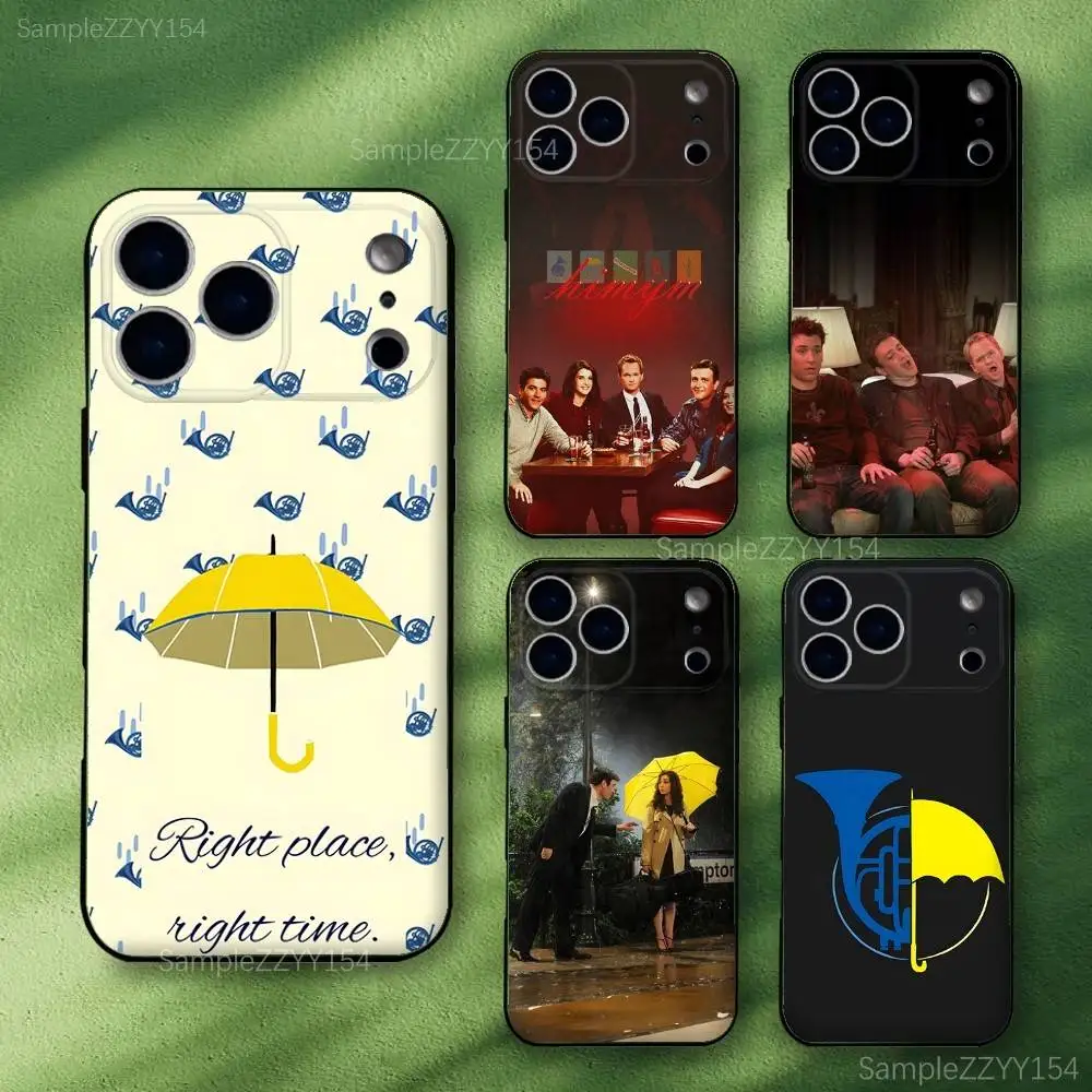 

HIMYM How I Met Your Mother Phone Case For iPhone 17,16,15,14,13,12,Pro,Max,Plus,E,SE4,Air,Mini Black Soft Funda