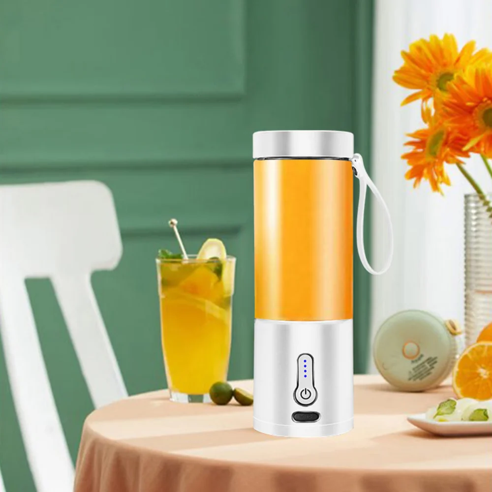 530ML ไฟฟ้าสมูทตี้ Juicer เครื่องปั่นแบบพกพา USB ชาร์จอาหารผลไม้ Mesin Mikser Juicer Mini เครื่องปั่นถ้วย