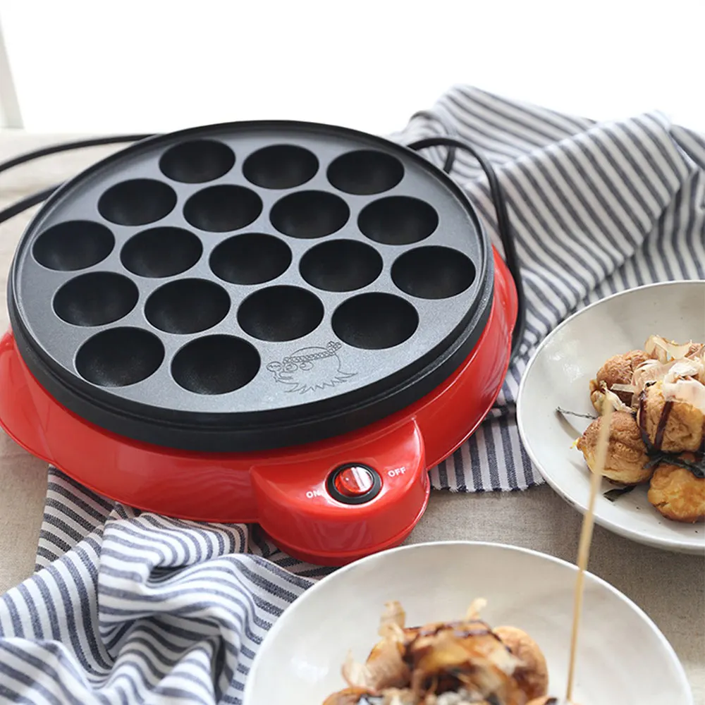 Octopus Grill Pan Baking Machine Household Electric Takoyaki Maker Octopus Balls Grill Pan Professional Cooking Tools