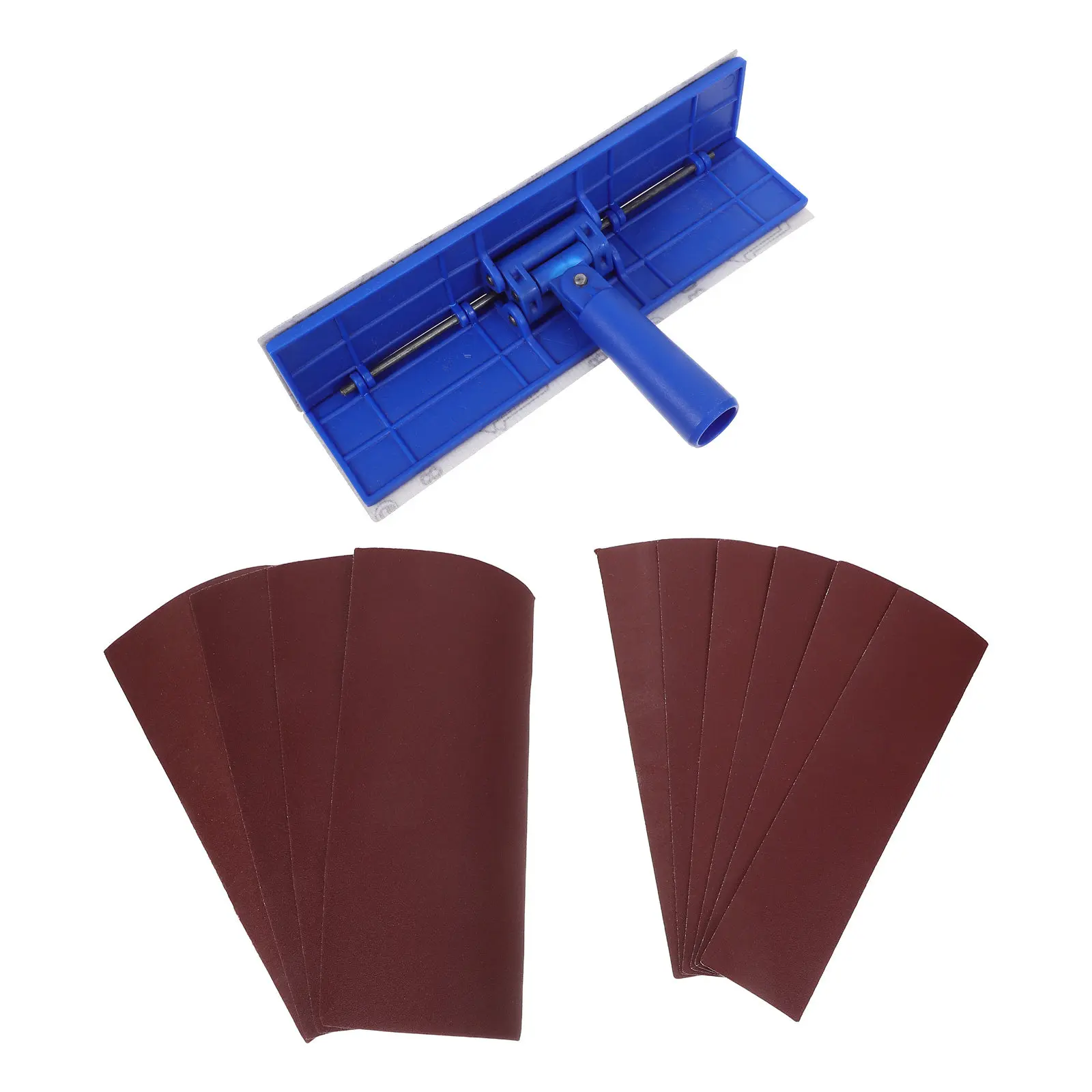 1 Set Drywall Corner Sander 360° Rotation Sandpaper Holder For Wall And Ceiling Sanding Block Sandpaper For Finishing Plastering