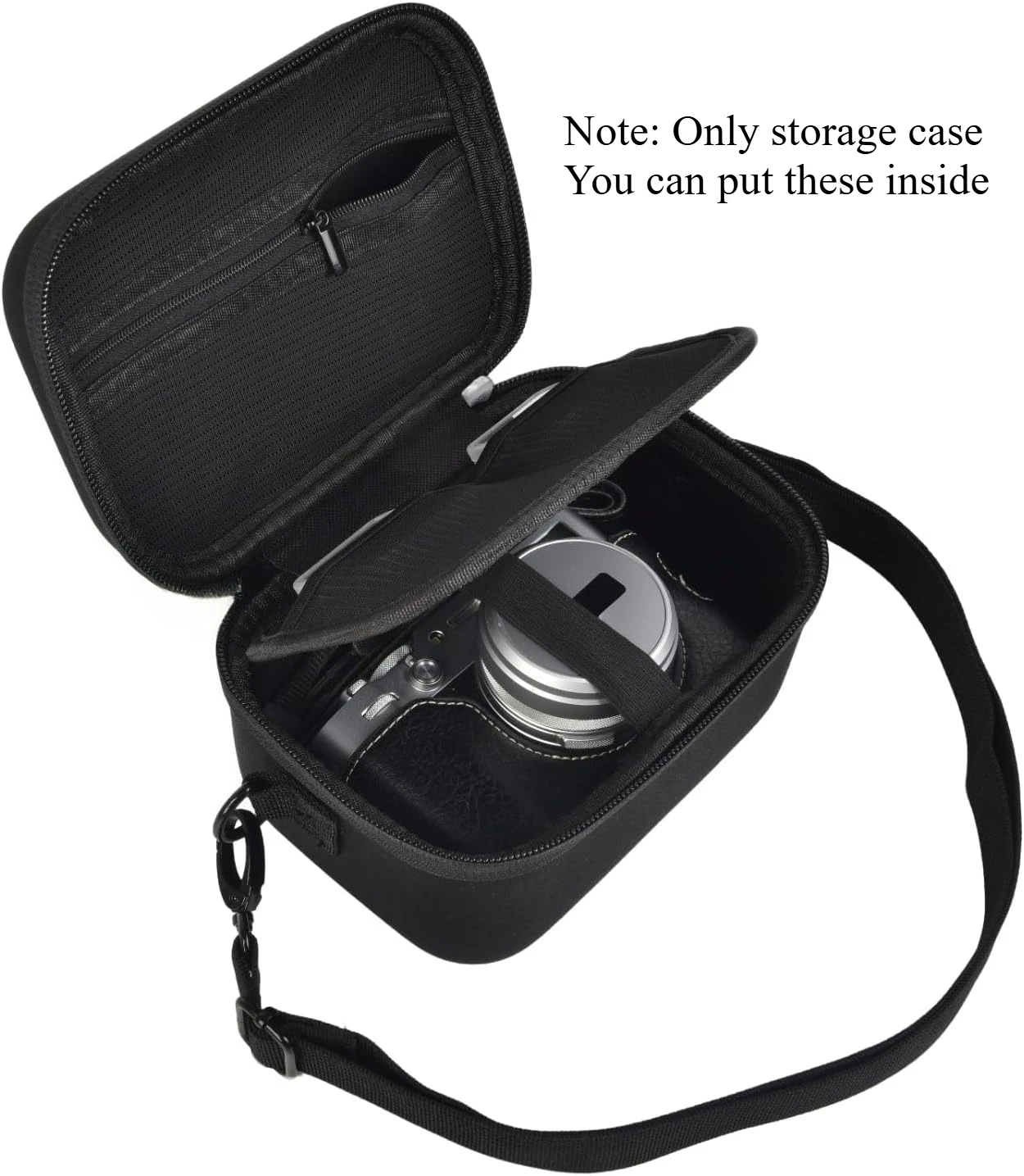 Étui pour appareil photo numérique compatible avec Fujifilm X100VI X100V X100F X100S X-E5, sac de transport portable pour appareil photo, étui uniquement