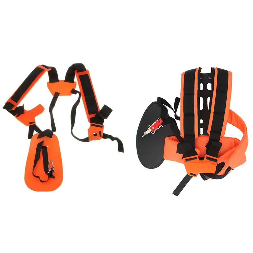 New Lawn Mower Harness Strap Adjustable Grass Trimmer Strap Double Shoulder Labor Saving Pruner Belt Mower Shoulder Strap