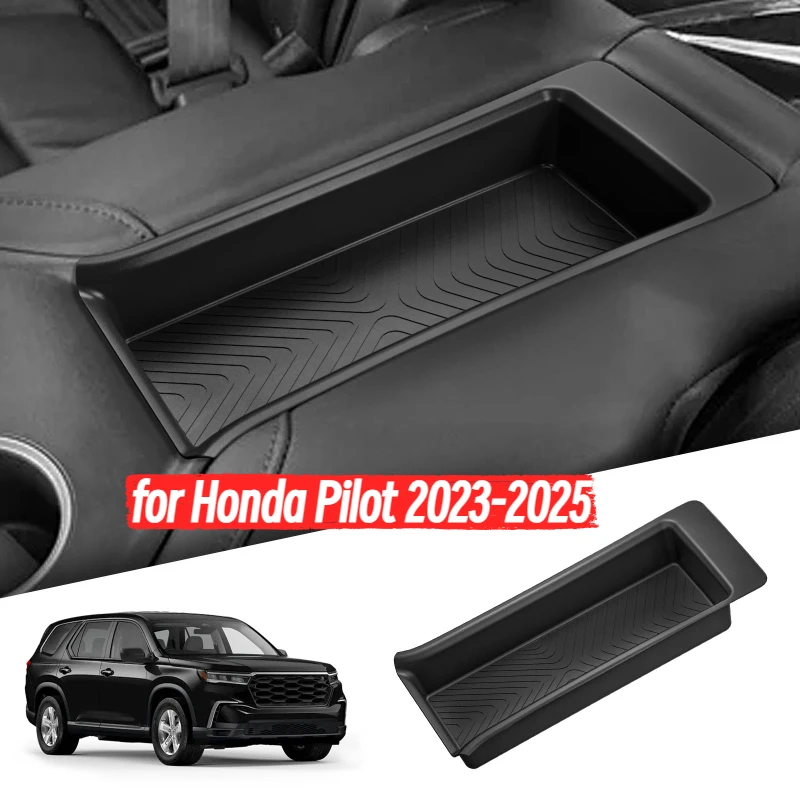 

for Honda Pilot 2023-2025 TPE 2rd Row Armrest Storage Box Mat Organizers Tray Car Interior Accessories Tidying for Honda Pilot