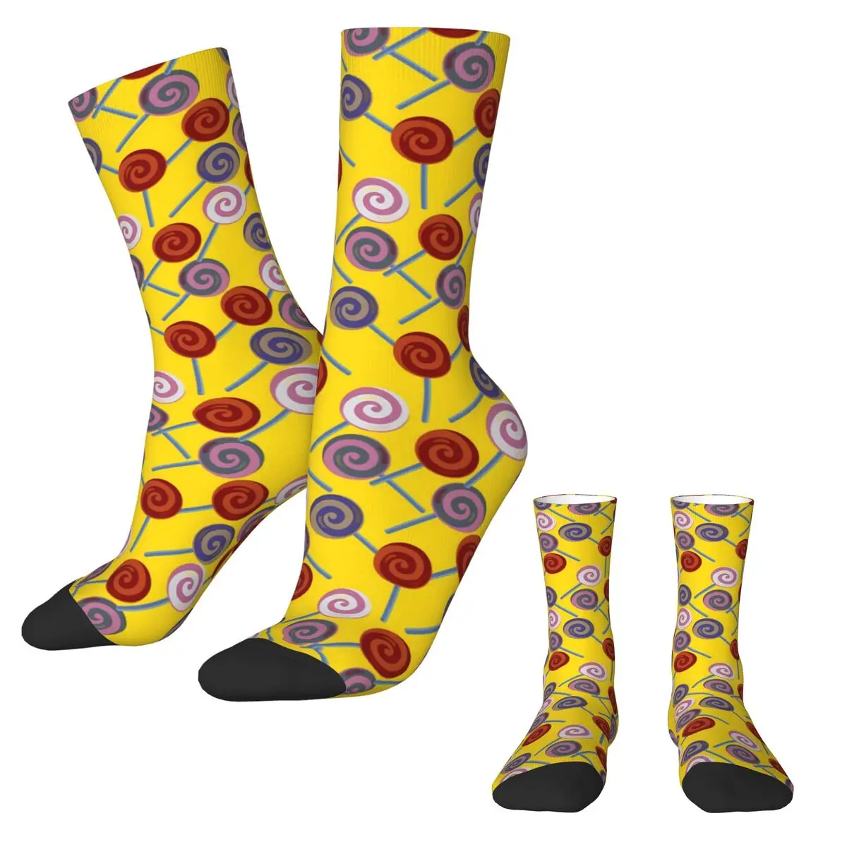 Candy Pattern Stockings Girls Lollies Socks Soft Breathable Trendy Socks Spring Skateboard Non Slip Custom Socks Gift