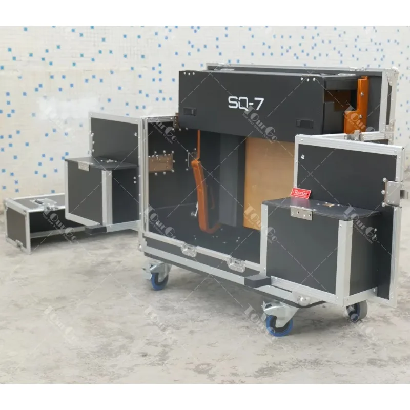 Flip Case Allen & Heath Sq5 Sq6 Sq7 Flip-Over Hydraulic Flight Road Mixing Console Mixer Flip Case