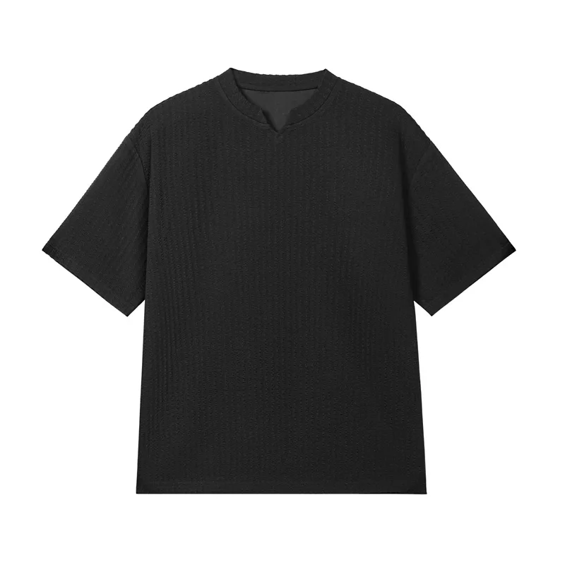 2026 Summer New Men's Casual Loose T-shirt Korean Fashion Harajuku Short-sleeved Oversized T-shirt for Men Japanese Streetwear