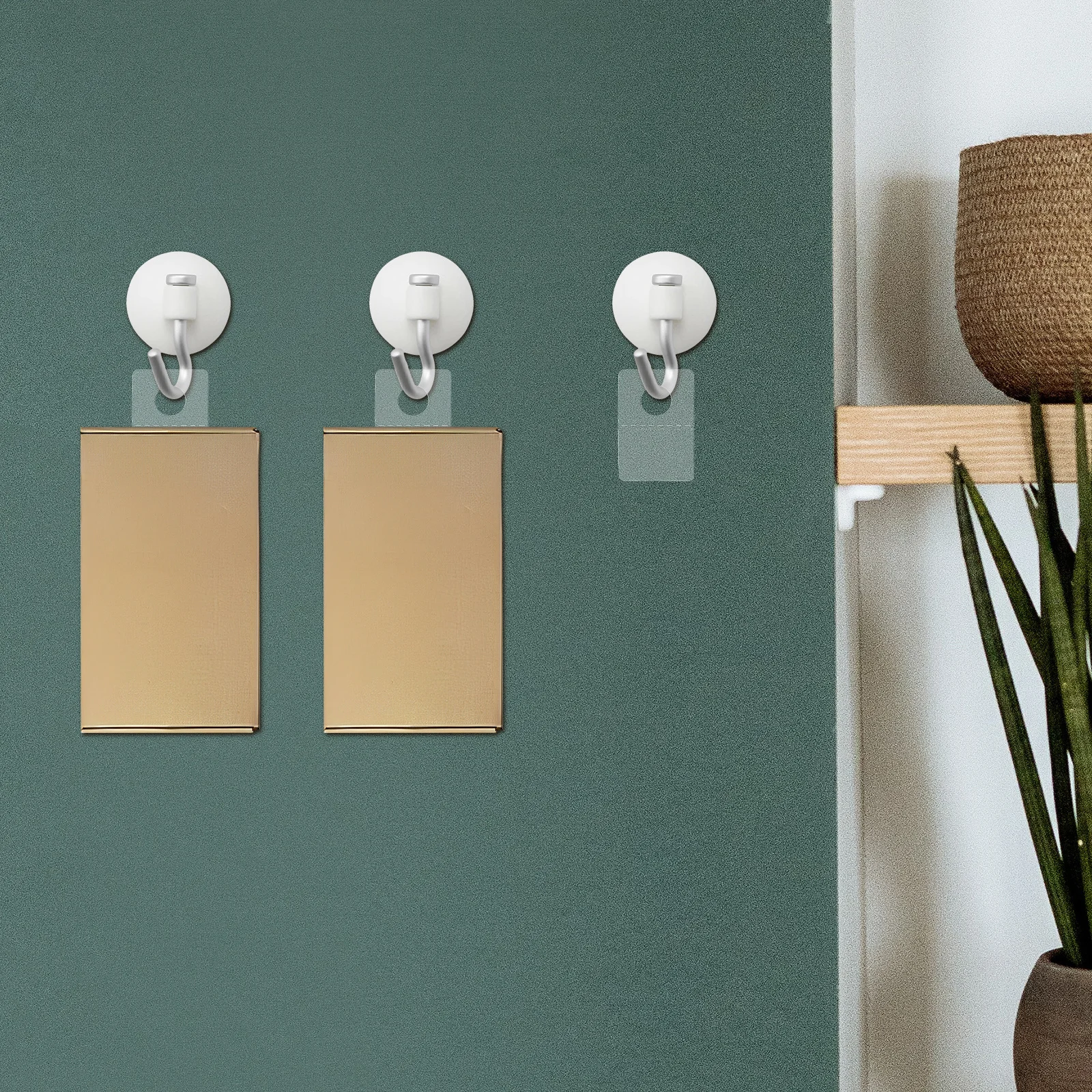 500 قطعة علامات التبويب المعلقة اللاصقة واضحة بفتحة PVC علامات التبويب ذاتية اللصق لعرض البيع بالتجزئة علامة معلقة للبضائع للعرض