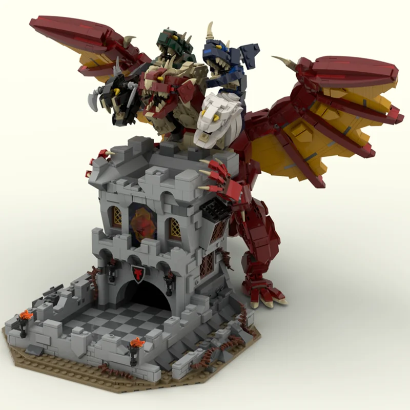 ชุดตัวต่อ MOC ไทมาท์ 2487 ชิ้น ชุดหอคอยลูกเต๋า ไอเดียและแบบจำลองการสร้างสรรค์ ของขวัญคริสต์มาส ตัวต่อของเล่น สถาปัตยกรรม DIY ไอเดียวันเกิดสำหรับเด็ก