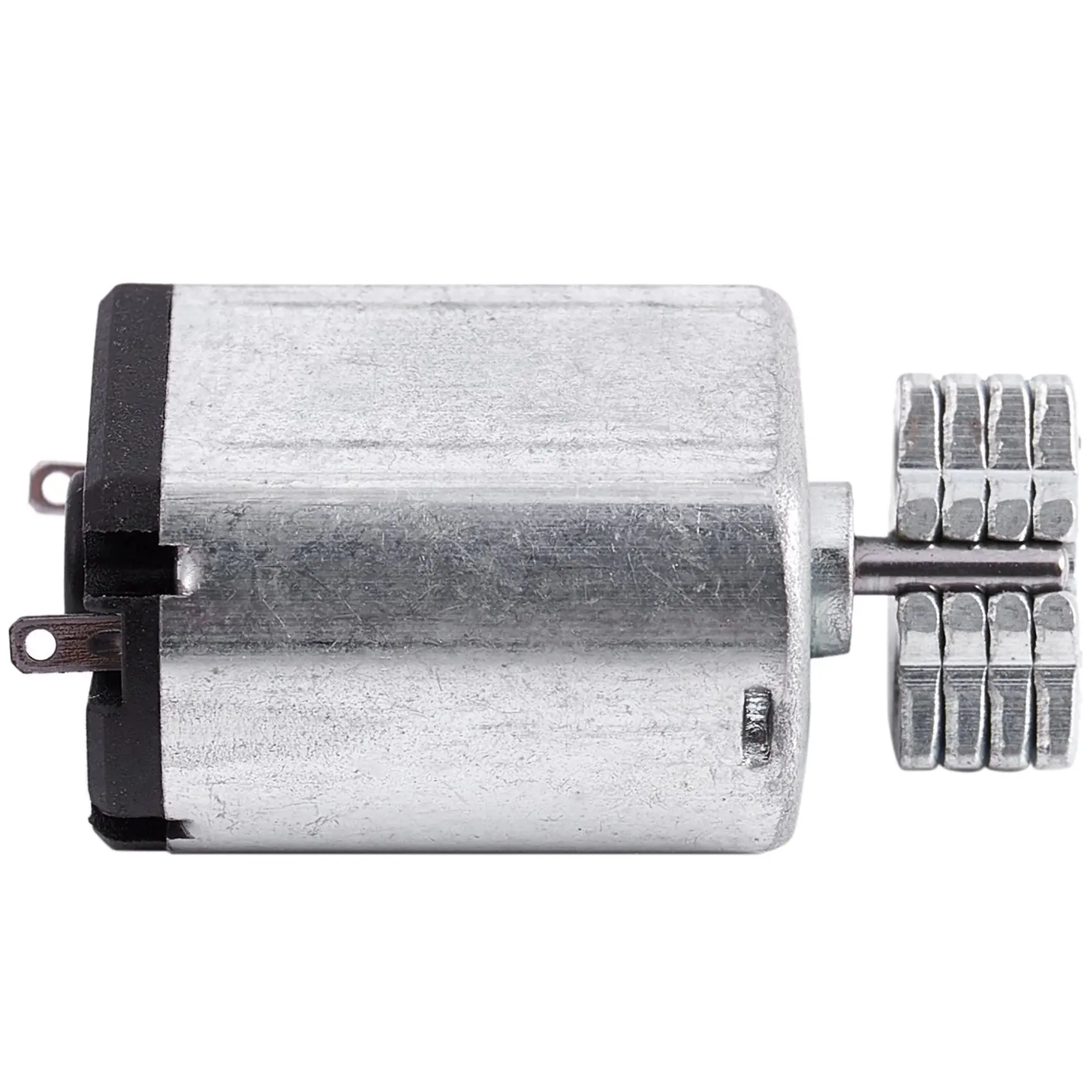 2X DC1.5V-9V 0.08A 3200RPM Output Speed Micro-Vibrating Motor, 18X15x12mm Silver