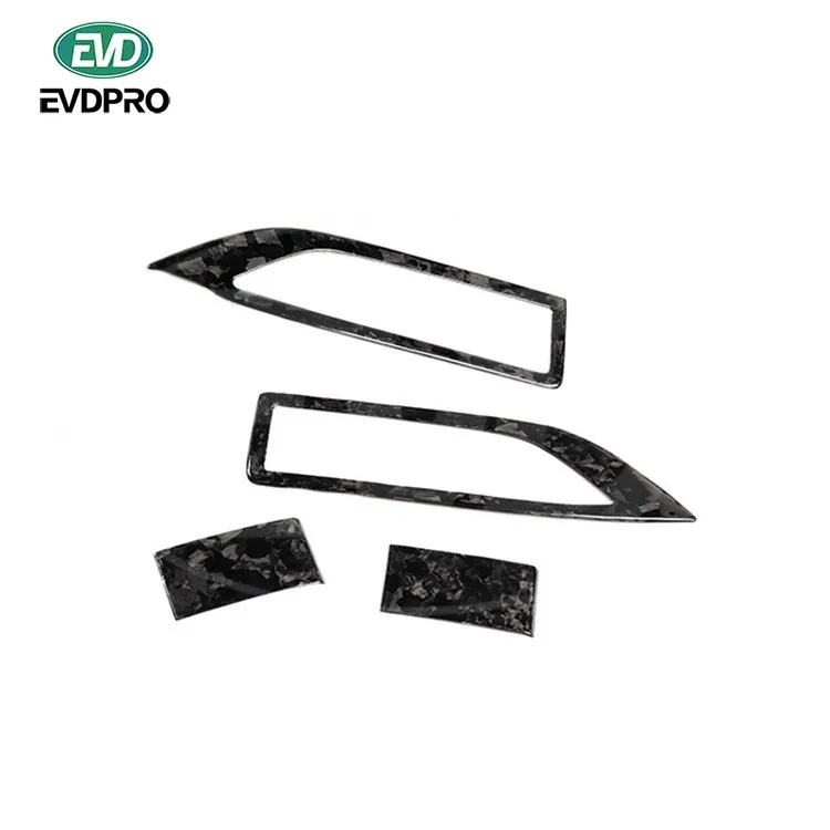 

For Ferrari 458 Italia and Spider 2011-2016 Forged Carbon Fiber Interior Packet Cover (4 Pcs)