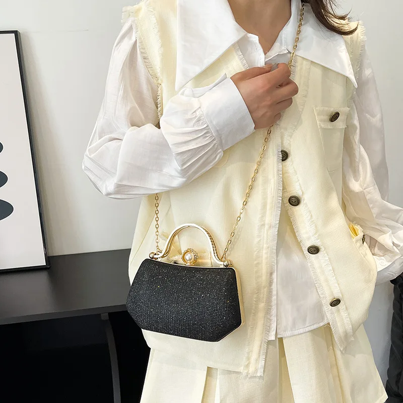 

2026 New Arrival Ladies Mini Box Bag Elegant Evening Crossbody Bag