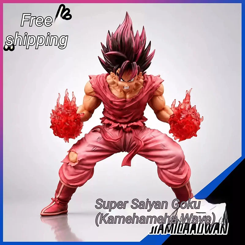 In Stock Son Goku Kaioken Dragon Ball Anime Action Figure Pvc Collectible Statue Model Birthday Gift For Anime Collectors - view 3