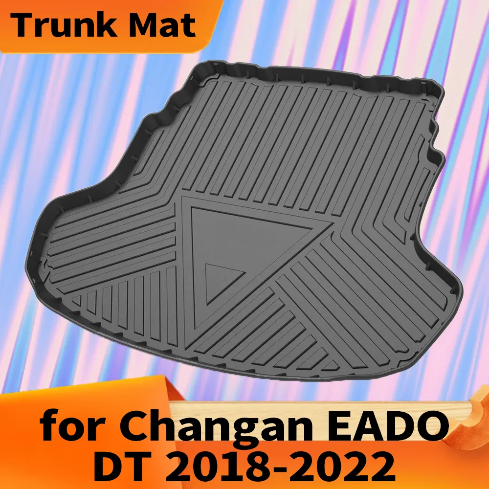 

For Changan EADO DT 2018-2022 Auto Car Cargo Liner All-Weather TPE Non-slip Trunk Mat Waterproof Tray Trunk Carpet Accessory