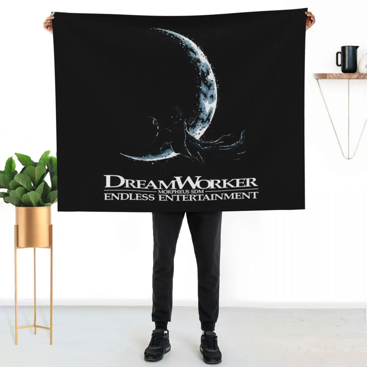 Sandman Throw Blanket Soft Warm Blanket Gift for Grandparents