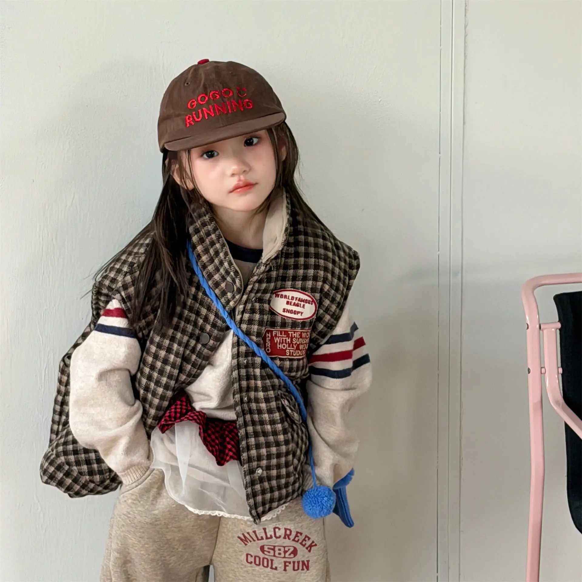 

2025 Winter New Children Sleeveless Warm Vest Plus Velvet Thick Boys Warm Coat Fashion Girls Cotton Padded Jackets Kids Clothes