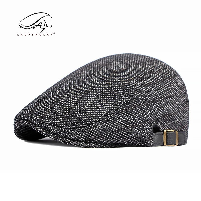 

Autumn And Winter New Hat Men's Middle-aged And Elderly Peaked Cap Casual Fashion Beret Retro Adjustable Advance Hats