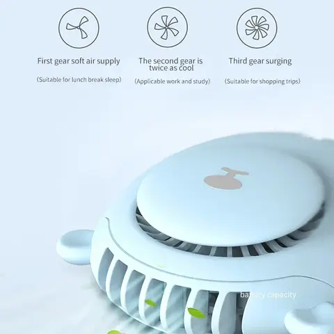 6 best sales mini elektrisk fläkt - №5