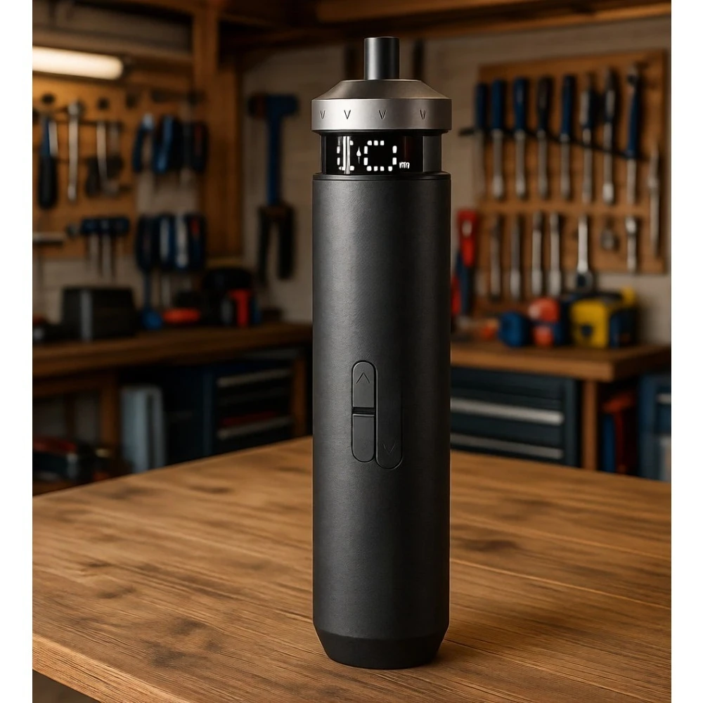 

Набор электрических отверток с интеллектуальным дисплеем, 6 настроек крутящего момента, 30 насадок, светодиодная подсветка, перезаряжаемый, для электроники