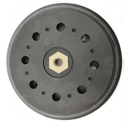 6 Inch 148mm 17 Holes Backing Pad For Makita Hook & Loop Sanding Pads for BO6050 Orbital Sander Grinding Machine 197314-7