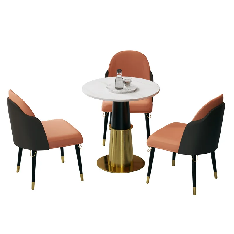 

Nordic, rock slab, negotiation table, tables and chairs, combination, leisure, exhibition hall, sales office, light luxury